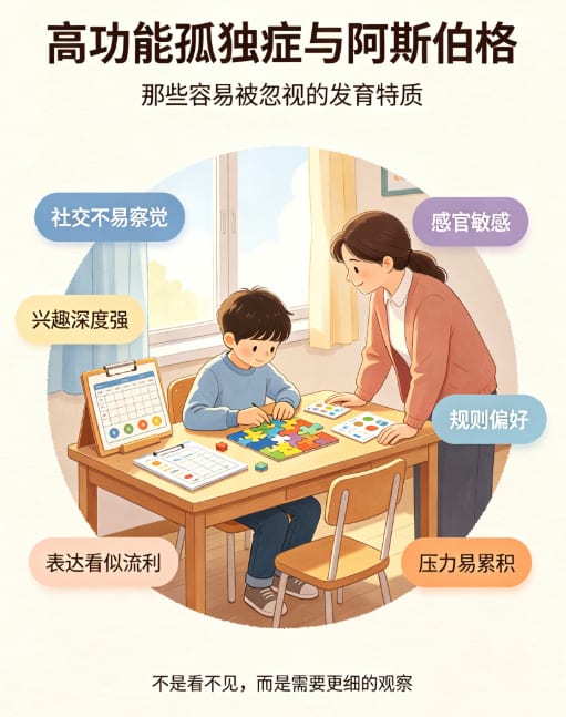 高功能孤独症与阿斯伯格——那些容易被忽视的发育特质