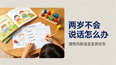 两岁孩子不会说话，重点观察哪些语言发育信号？