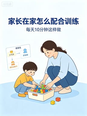 家长在家怎么配合训练？别把居家互动上成课
