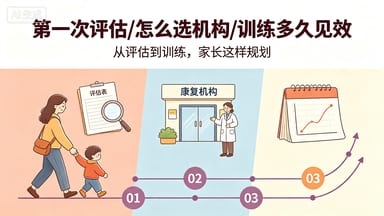 第一次评估、怎么选康复机构、训练多久见效｜家长三大核心疑问解答